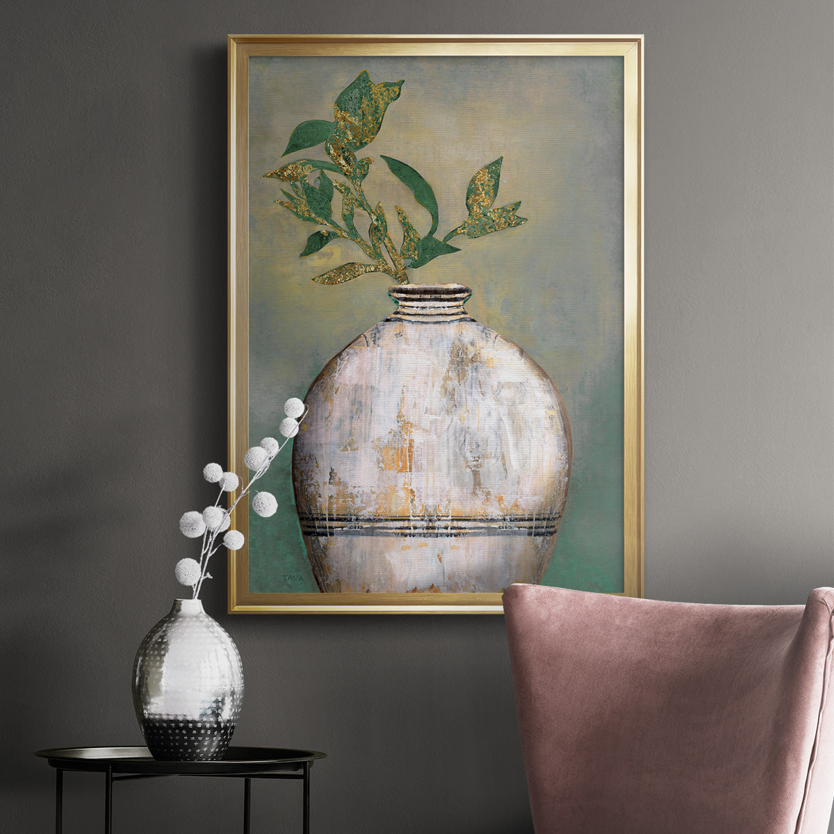 Global Vessel II - Modern Framed Canvas Print