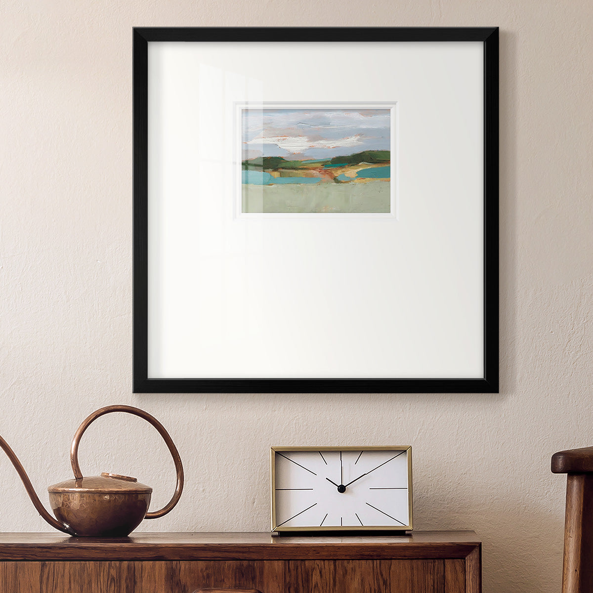 High Noon Vista Study II Premium Framed Print Double Matboard