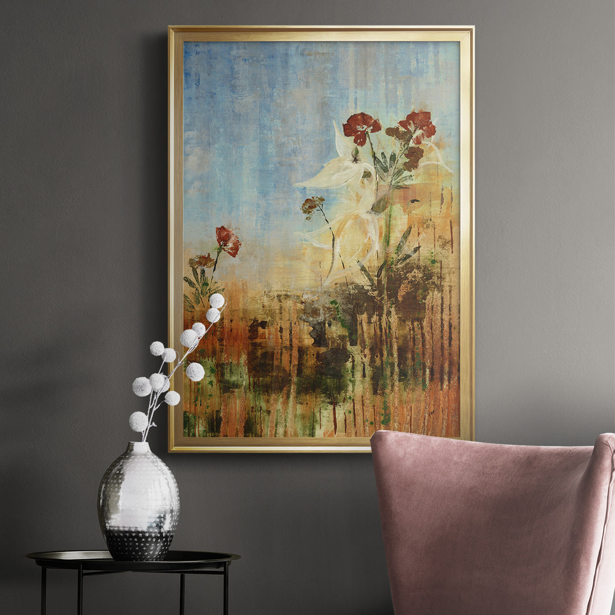 Dedicated to Spring - Modern Framed Canvas Print