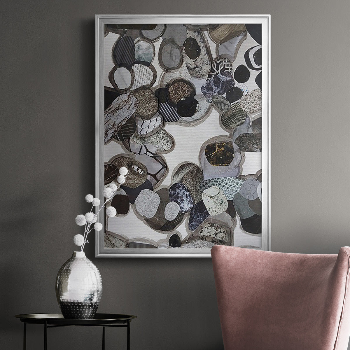 Egyptian Desert - Modern Framed Canvas Print