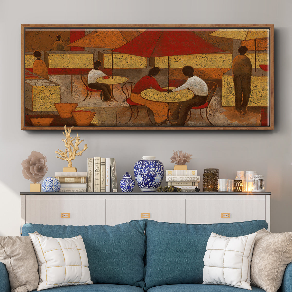 Lasting Memory I - Floater Framed Canvas Print