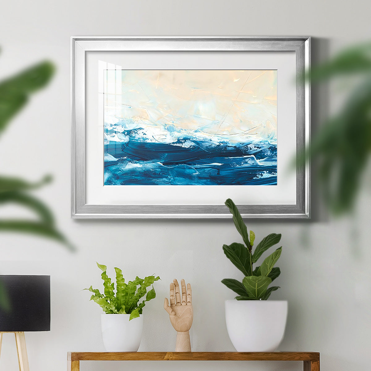 Wave after Wave III - Modern Framed Art Print