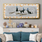 Black Cat Collection D - Floater Framed Canvas Print