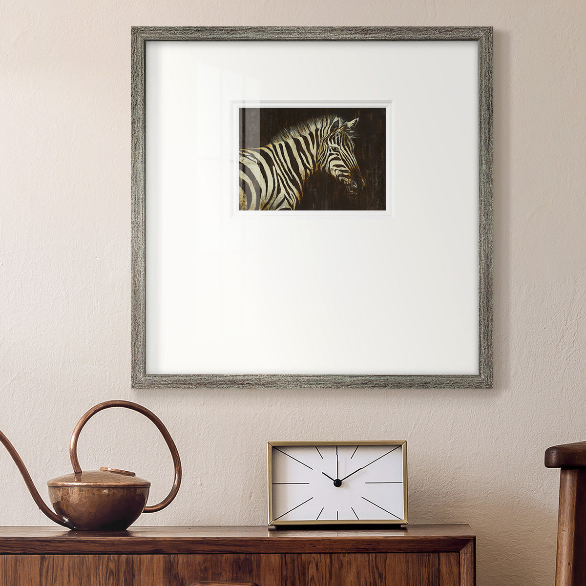 Striped Pajamas - Double Matboard Framed Print