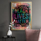 Graffiti Black Lives Matter - Modern Framed Canvas Print