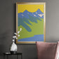 Bright Glacial Lake II - Modern Framed Canvas Print