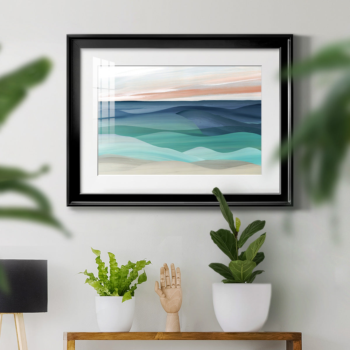 Shifting Seas Premium Framed Print - Ready to Hang