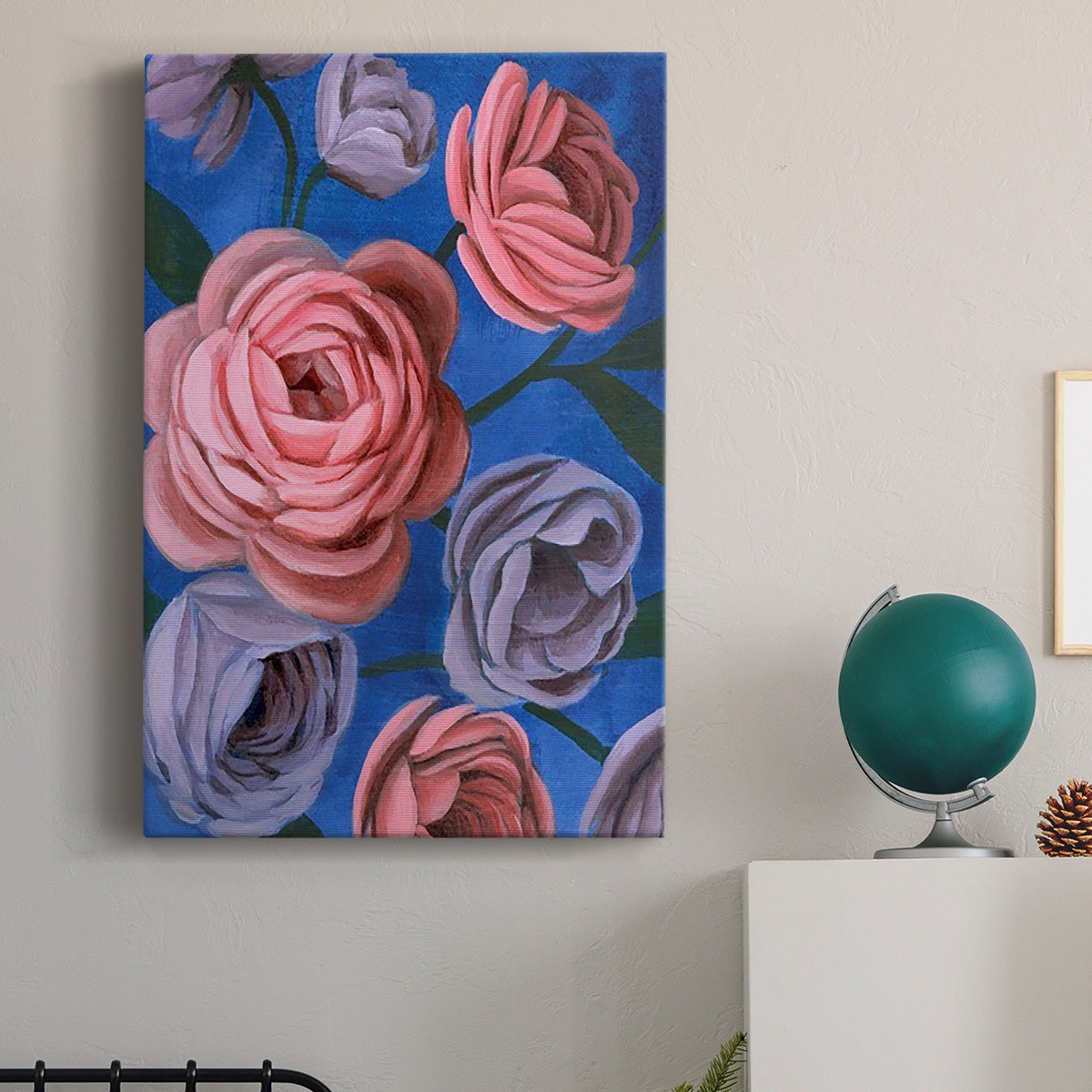 Layered Petals II - Canvas Art Print