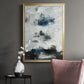 Black & Blue - Modern Framed Canvas Print