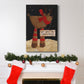 Candycane Reindeer Premium Gallery Wrapped Canvas - Ready to Hang