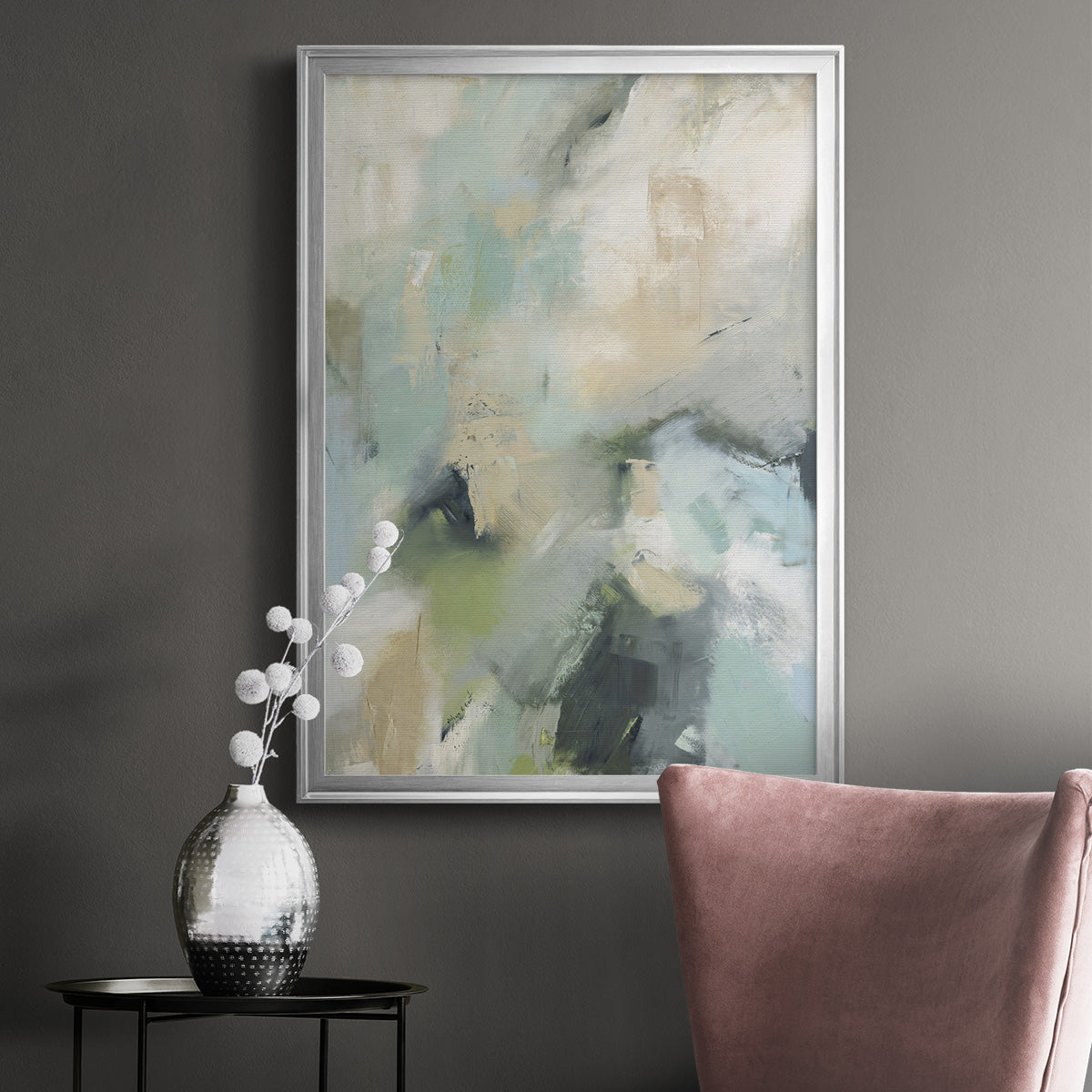 Through it All - Modern Framed Canvas Print