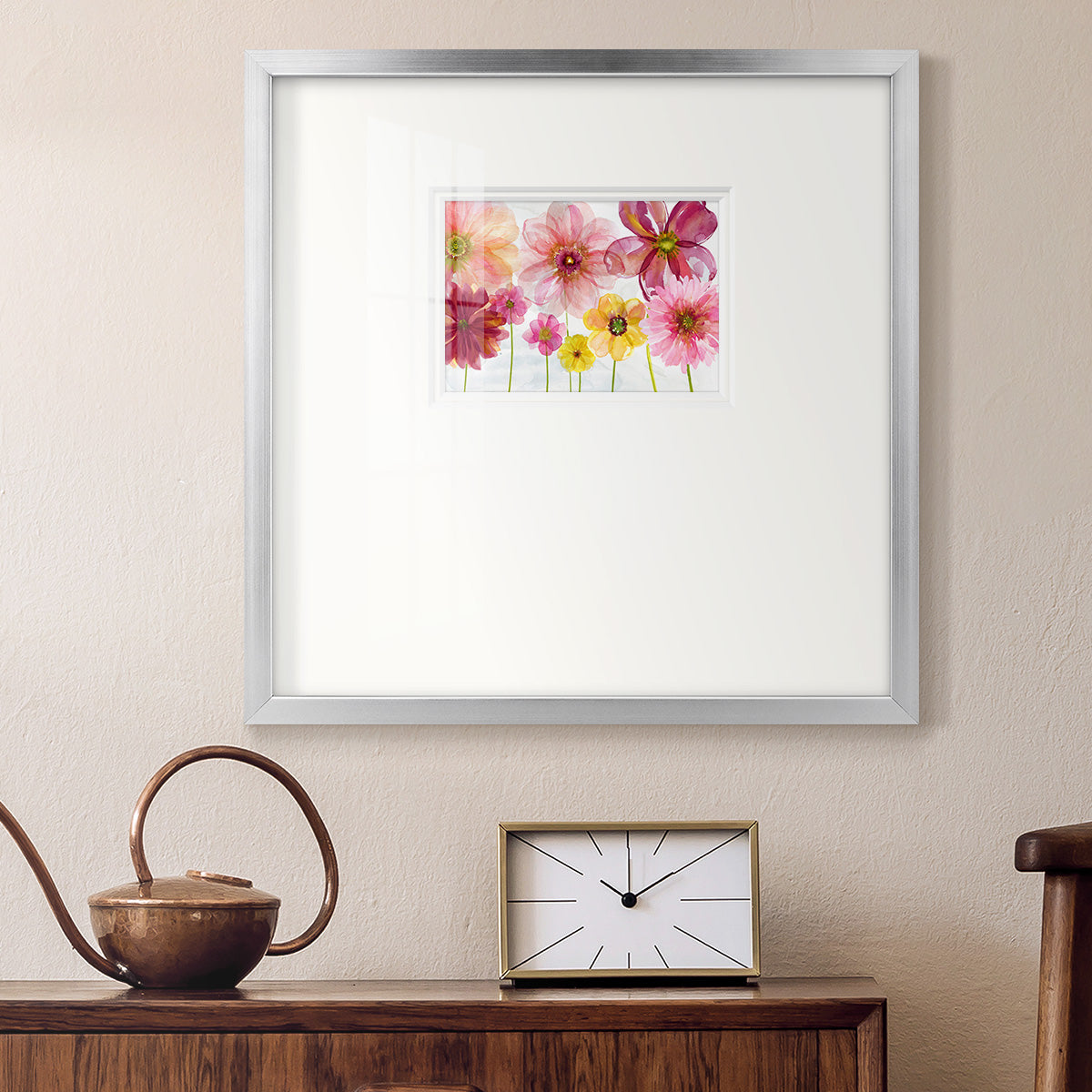 Pop Of Spring Premium Framed Print Double Matboard