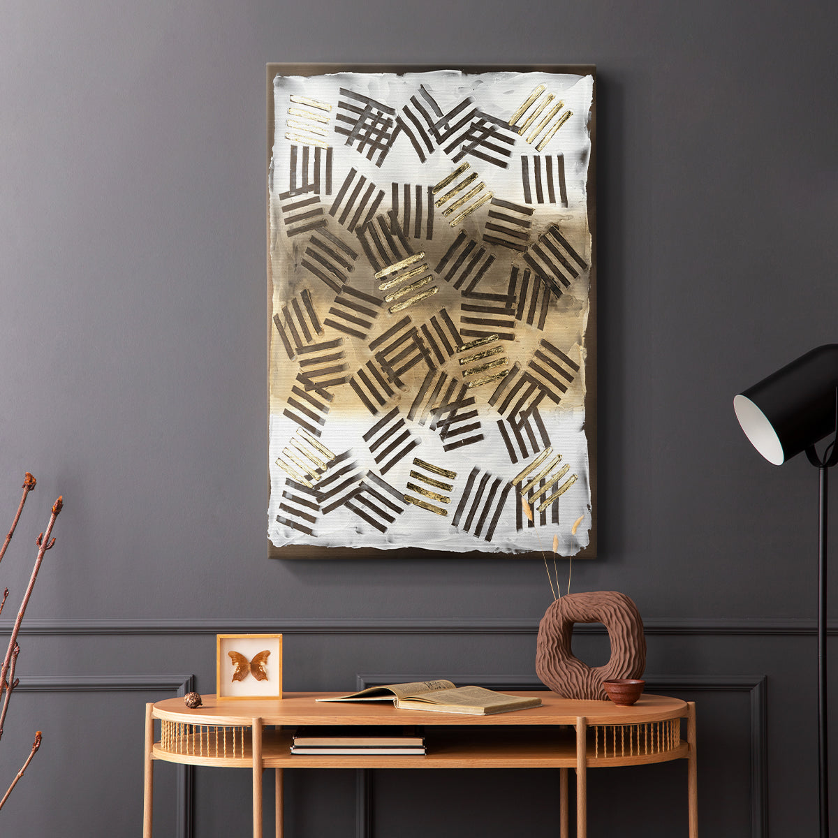 Raffia Palm II - Canvas Art Print