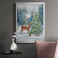 Winter Gathering - Modern Framed Canvas Print