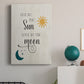 Sun and Moon Premium Gallery Wrapped Canvas - Ready to Hang