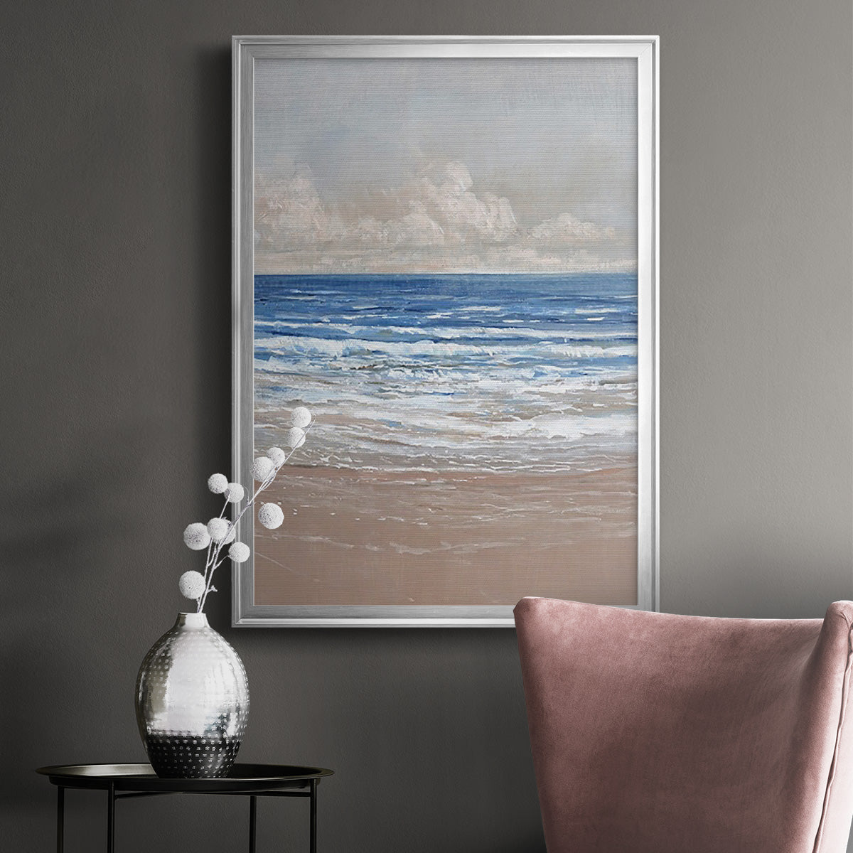 Stress-Free II - Modern Framed Canvas Print