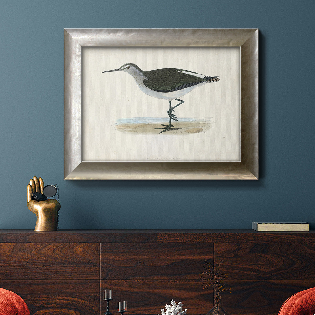 Morris Sandpipers VI Premium Framed Canvas- Ready to Hang