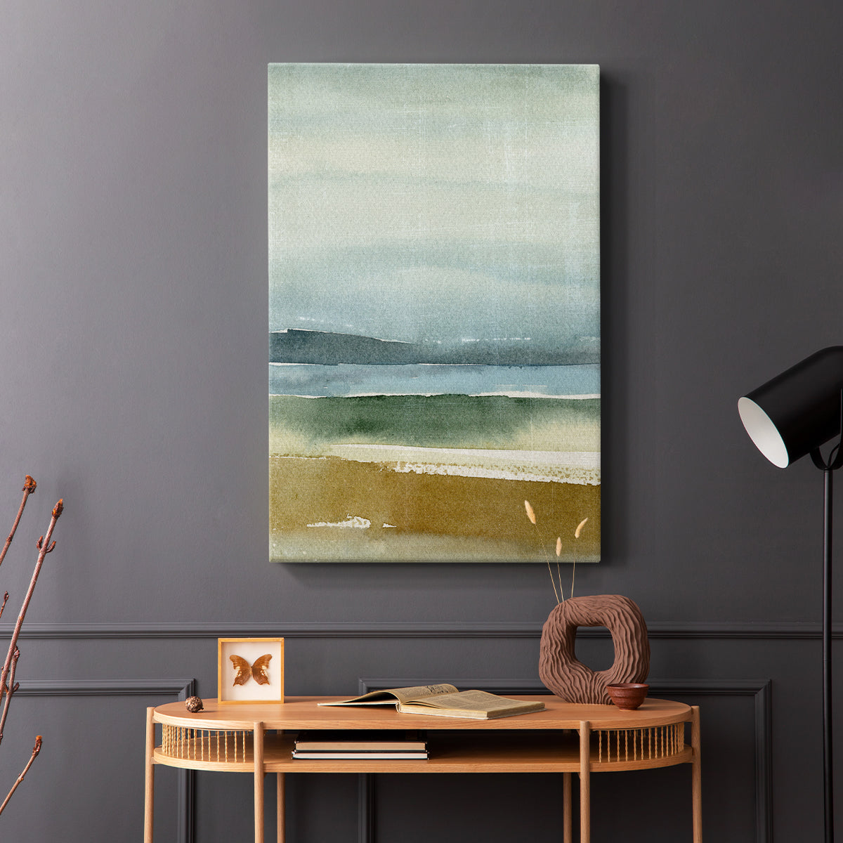 Ochre Outlook II - Canvas Art Print