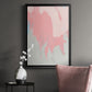 Blushing Abstract II - Modern Framed Canvas Print