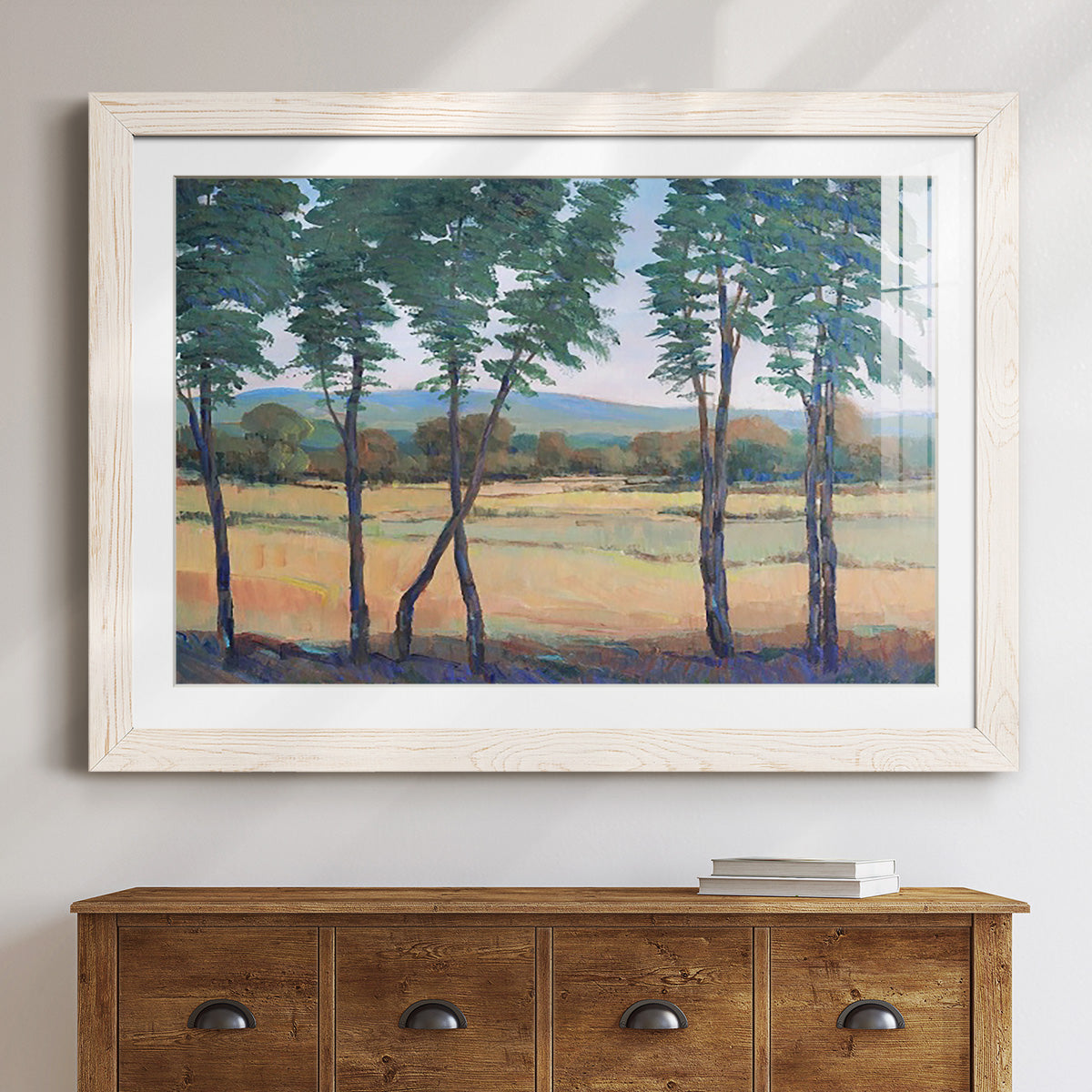 Still Morning I - Barnwood Framed Art Print
