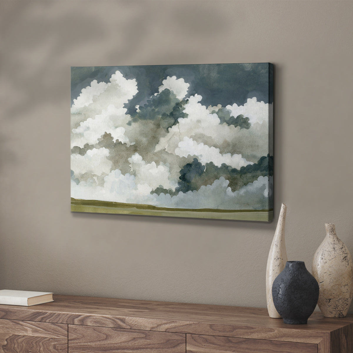 Vast Neutral Sky III - Canvas Art Print