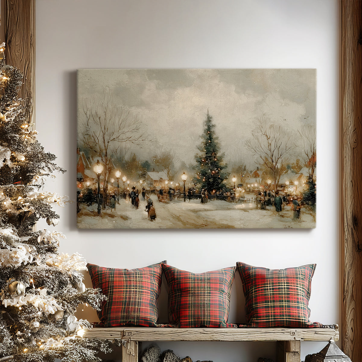 Dusk of Honeyed Manger - Canvas Art Print