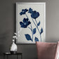 Indigo Bloom I - Modern Framed Canvas Print