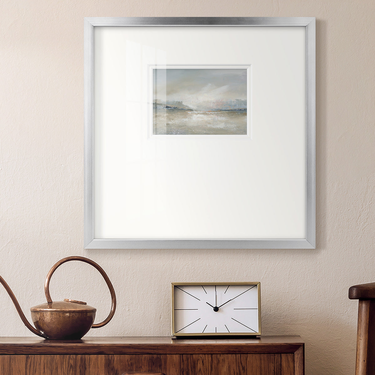 Horizon Haze Premium Framed Print Double Matboard