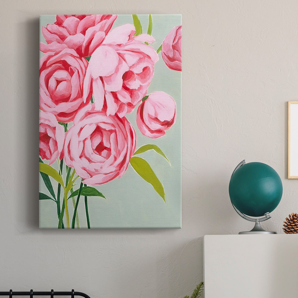 This Year's Peonies II - Canvas Art Print