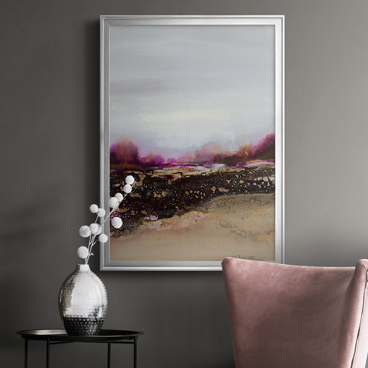 Reflections of My Mind - Modern Framed Canvas Print