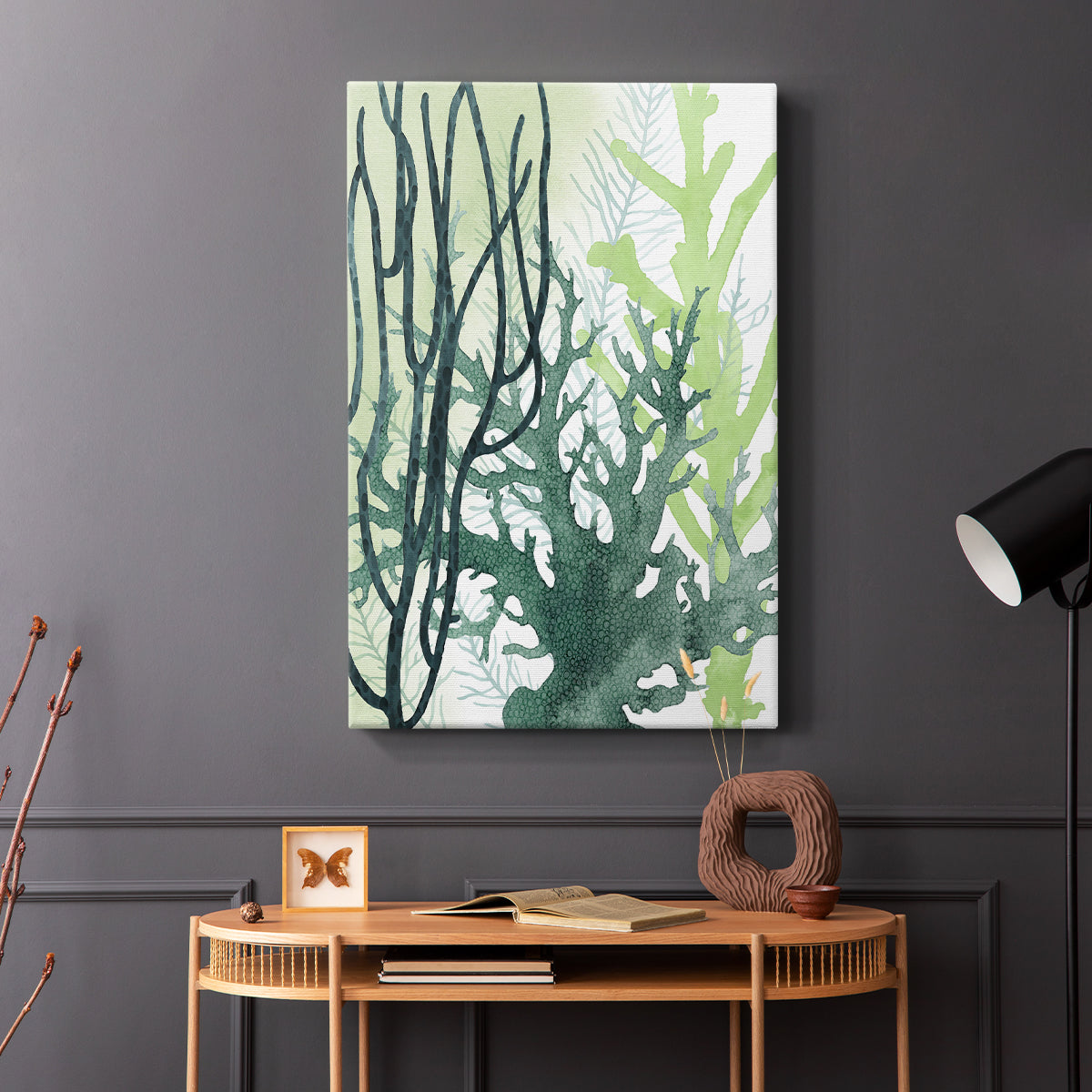 Textured Coral II - Canvas Art Print