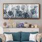 Indigo Field - Floater Framed Canvas Print