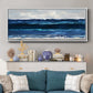 Beach Summer Surf - Floater Framed Canvas Print