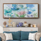 Mingled Blues - Floater Framed Canvas Print