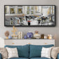 Sunday Market - Floater Framed Canvas Print