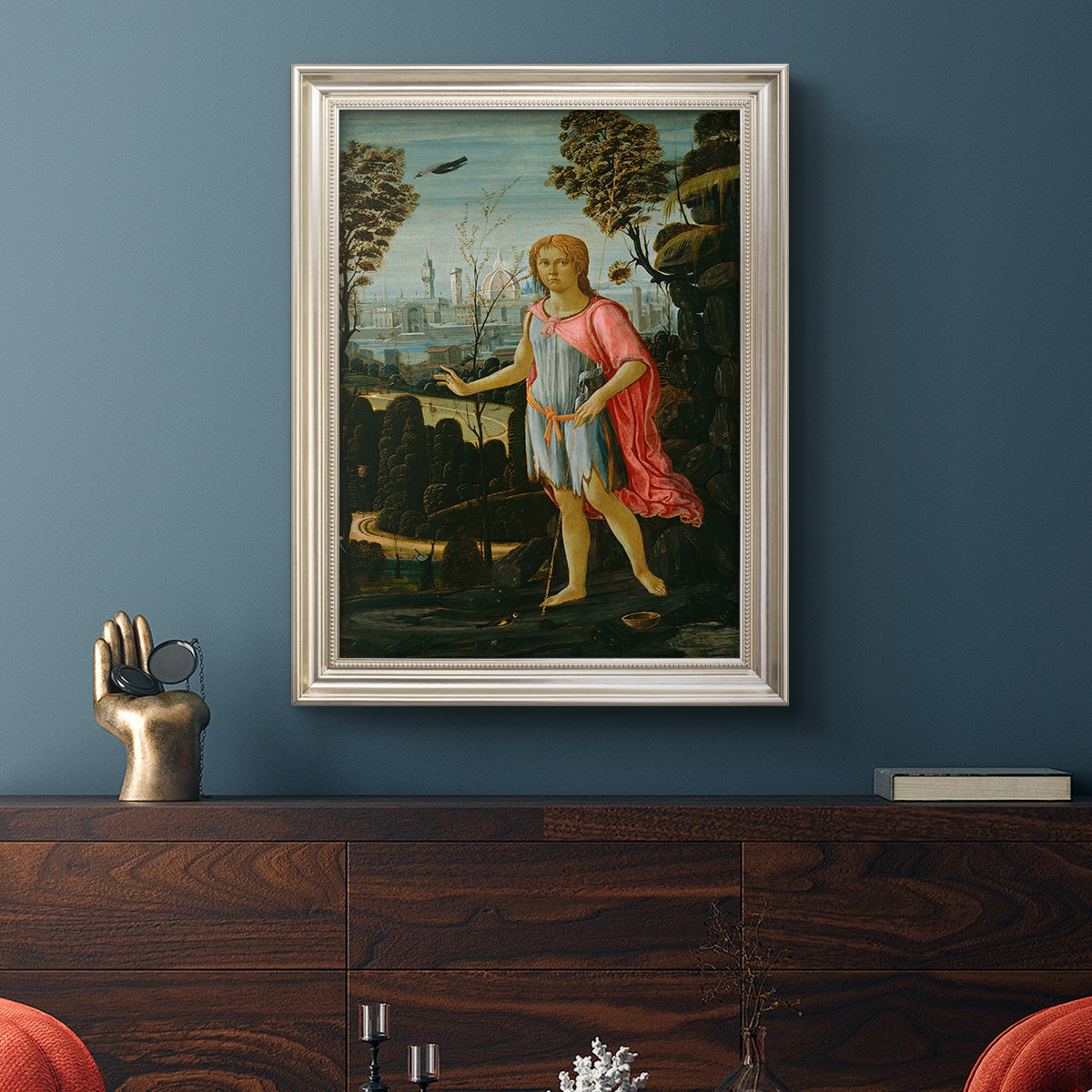 Saint John the Baptist - Ornate Framed Canvas Print