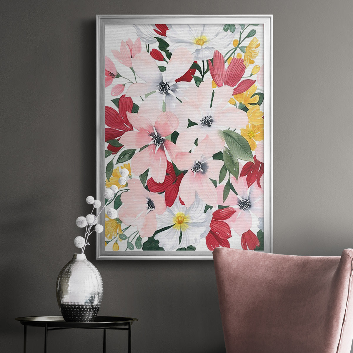 Spring Bliss I - Modern Framed Canvas Print