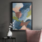 Soft Indigo Atmosphere II - Modern Framed Canvas Print