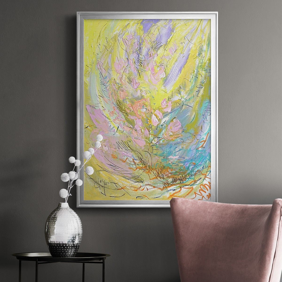 Approaching Equinox - Modern Framed Canvas Print