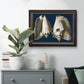 Conch Shells on Navy I Premium Framed Canvas- Ready to Hang