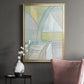Mint Reflection II - Modern Framed Canvas Print