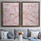 Rose Marble I - Premium Framed Canvas 2 Piece Set - Ready to Hang