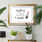 Hard Work and Lipstick - Modern Framed Art Print