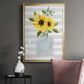 Sunflower Perfume I - Modern Framed Canvas Print