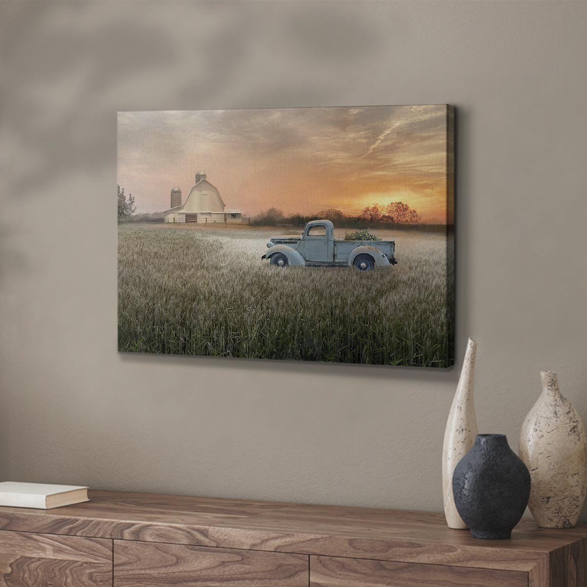 Evening Farm - Canvas Art Print