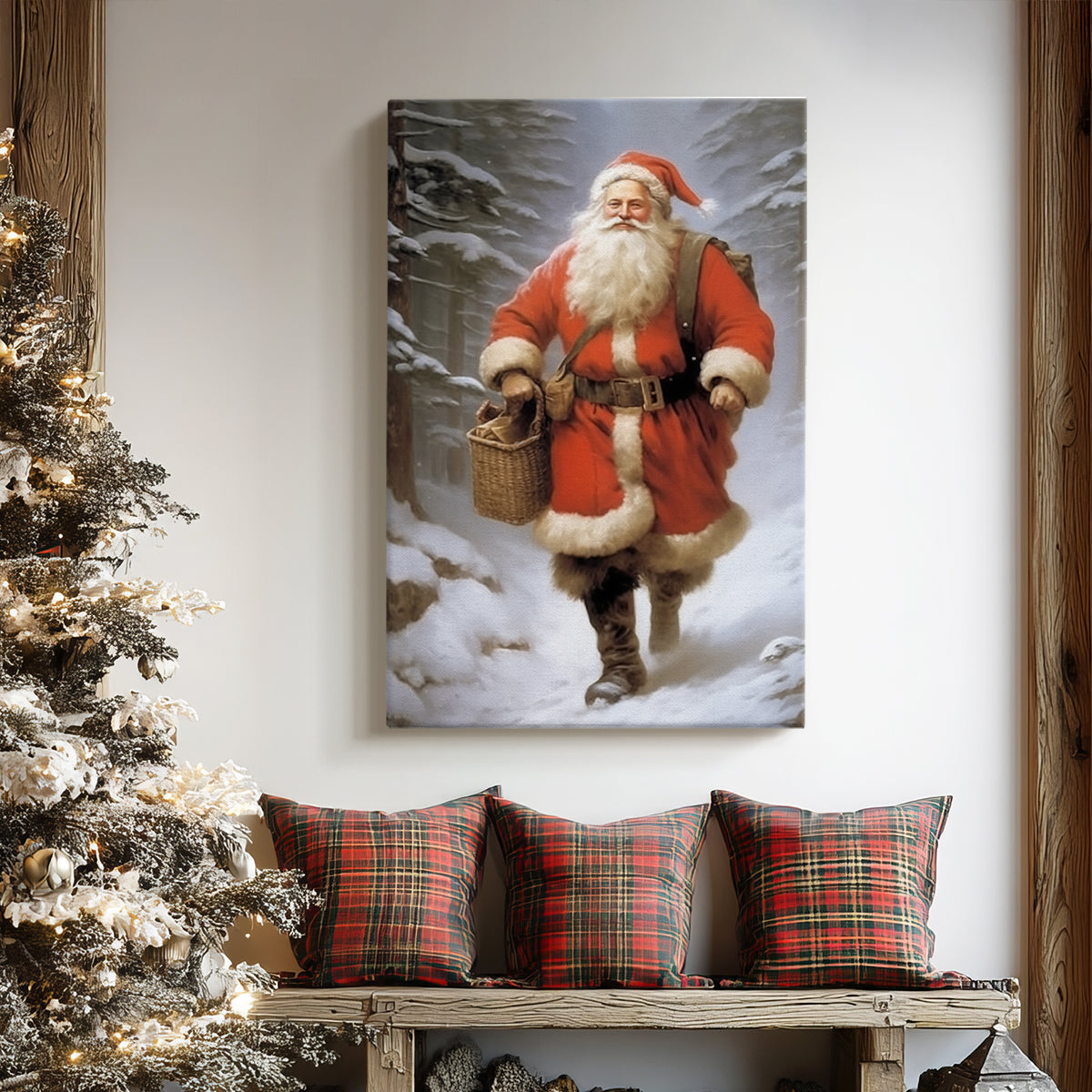 Warm Scarlet Serenade of Lantern - Canvas Art Print