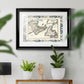 Bordered Map of Canada - Modern Framed Art Print