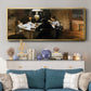 The Dinner, 1868 - Floater Framed Canvas Print