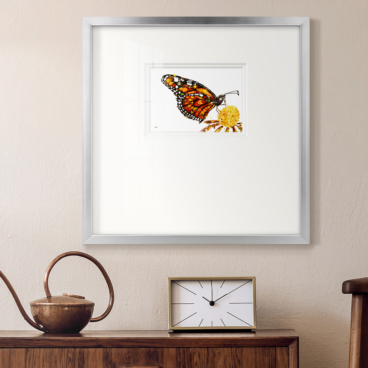 Wings I Premium Framed Print Double Matboard