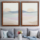 Wave Tableau I - Premium Framed Canvas 2 Piece Set - Ready to Hang